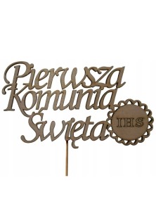 TABLICZKA DEKORACYJNA ( PIERWSZA KOMUNIA ŚWIĘTA )