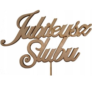 TABLICZKA DEKORACYJNA ( JUBILEUSZ ŚLUBU )