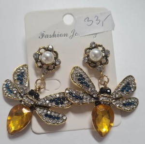 Kolczyki pszczółki złote