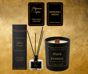 Zestaw Zapachowy – inspirowany Black Opium Yves Saint Laurent  (dyfuzor, świeca, zapach samochodowy)