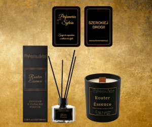 Zestaw Zapachowy – inspirowany Baccarat Rouge 540 (dyfuzor, świeca, zapach samochodowy)