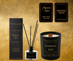 Zestaw Zapachowy – inspirowany Good Girl (Carolina Herrera)(dyfuzor, świeca, zapach samochodowy) 