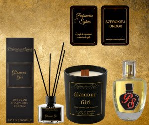 Zestaw Zapachowy – inspirowany Good Girl (Carolina Herrera)(dyfuzor, świeca, zapach samochodowy, perfumy)  