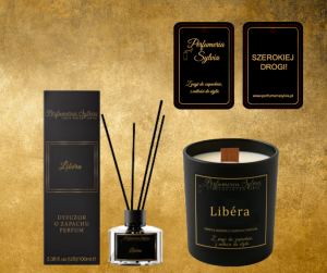 Zestaw Zapachowy – inspirowany Libre (Yves Saint Laurent)(dyfuzor, świeca, zapach samochodowy)  