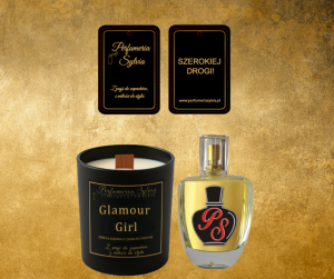 Zestaw Zapachowy – inspirowany Good Girl (Carolina Herrera) ( świeca, zapach samochodowy, perfumy)  