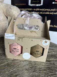 Zestaw prezentowy świec ma vie  i the scent