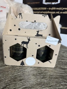 Zestaw prezentowy świec Christmas  i Si