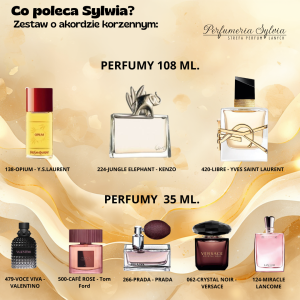 Zestaw perfum o akordzie korzennym – wybór Sylwii 
