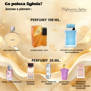Zestaw perfum o akordzie piżmowym   – wybór Sylwii