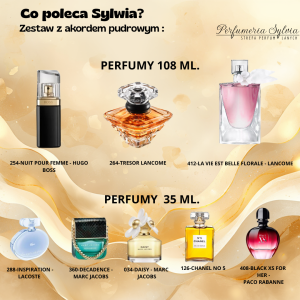 Zestaw perfum o akordzie pudrowym   – wybór Sylwii 