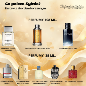Zestaw perfum o akordzie korzennym męski      – wybór Sylwii     