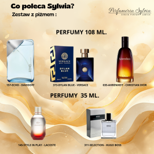 Zestaw perfum o akordzie piżmowym  męski      – wybór Sylwii      