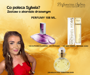 Zestaw perfum o akordzie drzewa – wybór Sylwii 3x108ml