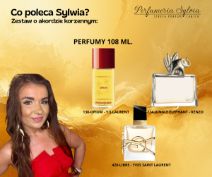 Zestaw perfum o akordzie korzennym – wybór Sylwii  3x108ml