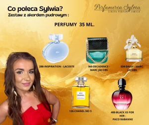 Zestaw perfum o akordzie pudrowym   – wybór Sylwii  5x35ml