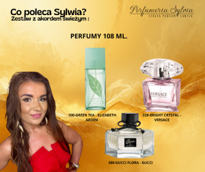 Zestaw perfum o akordzie świeżym    – wybór Sylwii   3x108ml