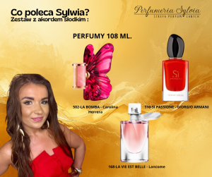 Zestaw perfum o akordzie słodkim     – wybór Sylwii   3x108ml