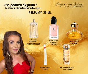 Zestaw perfum o akordzie waniliowym      – wybór Sylwii    5x35ml