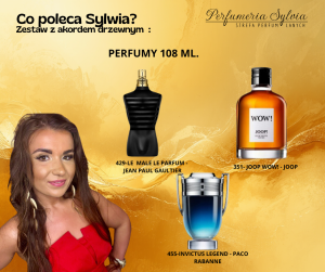 Zestaw perfum o akordzie drzewnym męski      – wybór Sylwii  3x108ml