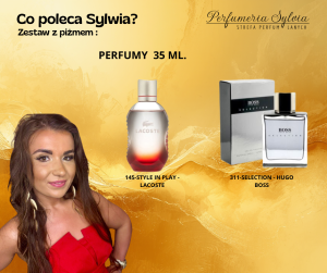 Zestaw perfum o akordzie piżmowym  męski      – wybór Sylwii       2x35ml