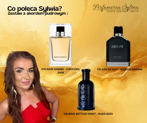 Zestaw perfum o akordzie pudrowym  męski      – wybór Sylwii      3x108ml
