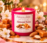 Almond Kiss – świeca zapachowa Caramel & Almond | PINK COLLECTION
